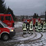 Brand in Georgenthal hinter Firma Holzapfel